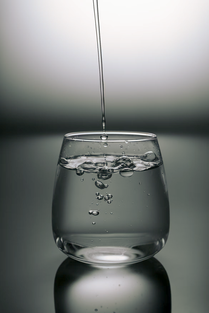 Análisis de agua purificada y hielo